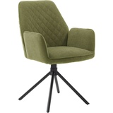 MCA Furniture Esszimmerstuhl drehbar Candy ¦ grün , Maße cm B: 60 H: 89 T: 64