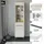 Set One by Musterring Standvitrine Reno 48 x 42 x 199 cm Braun