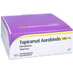 TOPIRAMAT Aurobindo 100 mg Filmtabletten 200 St