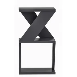 woody fashion Beistelltisch ALBENI 50x30 cm anthrazit - Anthrazit