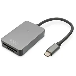 DIGITUS USB-C Card Reader, 2 Port, High Speed