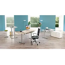 Kerkmann Schreibtisch Move 1 Base Ahorn / Weiß