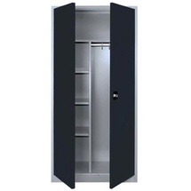 Classix Putzmittelschrank X-545548 anthrazit, lichtgrau 92,0 x 42,0 x 194,5 cm, aufgebaut