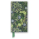 Flame Tree Gift Schmales Hardcover-Notizbuch: William Morris, Meeresalgen Tapetendesign: Unser hochwertiges, liniertes Blankbook mit festem, künstlerisch geprägtem Einband (Schmale Hardcover-Notizbücher)