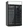 CombiSteel Tiefkühlschrank 2 Glastüren Schwarz Ins-1000F Bl