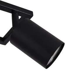 LINDBY Bravius 6-flammig schwarz Metall