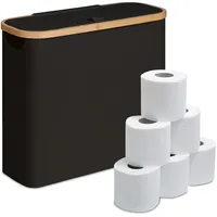 Relaxdays Toilettenpapier Aufbewahrung, 12 Rollen, HBT: 38 x 43