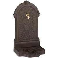 Relaxdays Standbrunnen Antik Dunkelbraun