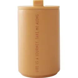 Design Letters To Go Thermobecher orangefarben