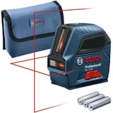 Bosch Kreuzlinienlaser GLL 2-10 selbstnivellierend, Reichweite: 10,0 m, IP54