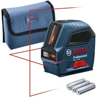 Bosch Kreuzlinienlaser GLL 2-10 selbstnivellierend, Reichweite: 10,0 m, IP54
