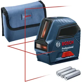 Bosch Kreuzlinienlaser GLL 2-10 selbstnivellierend, Reichweite: 10,0 m, IP54