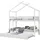 AUTOLOCK Hausbett 90 x 200 cm Kiefer massiv weiß