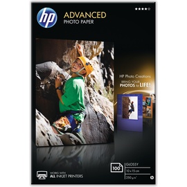 HP Advanced Glossy 10 x 15 cm 250 g/m2 100 Blatt