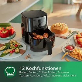 Philips Essential Airfryer HD9200/90 schwarz