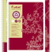 Calligraphe 10x Spiralheft Forever A4 50 Blatt kariert Calligraphe