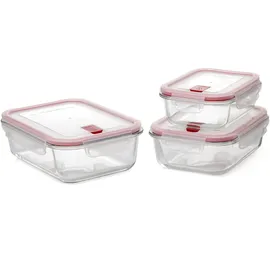Tatay Frischhaltedose rot 0,64 l 3-teiliges Set