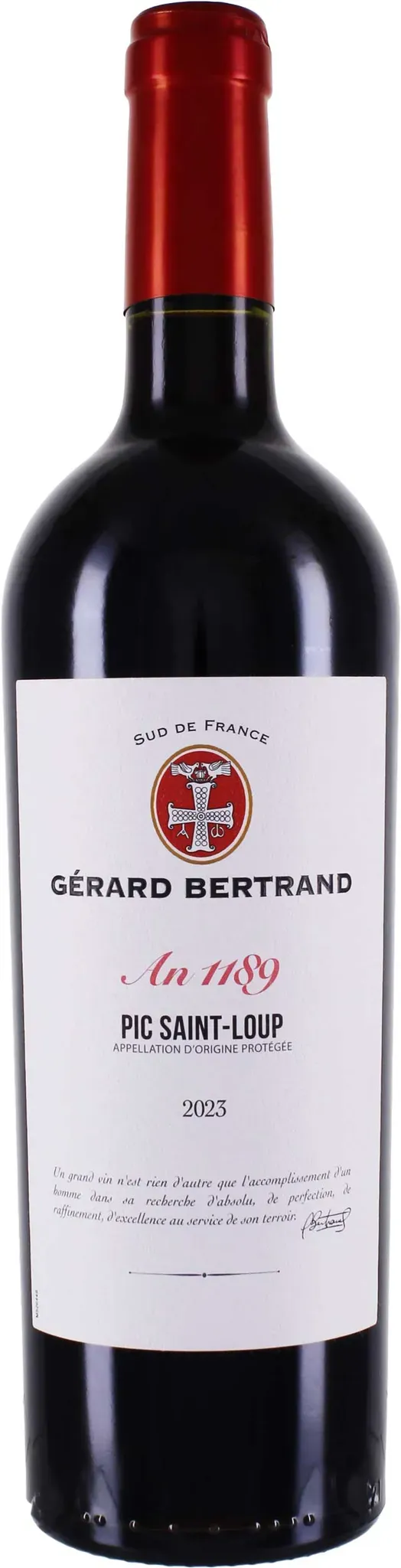 Gerard-Bertrand 2023 Gerard Bertrand Pic Saint Loup Grand Terroir 2023 Grenache,Mourvedre,Syrah Frankreich