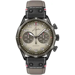 Junghans 27/3398.00 Meister Pilot Chronoscope Fliegeruhr für Herren Sand
