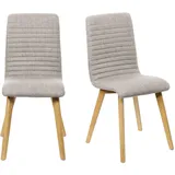 OTTO home Esszimmerstuhl Arosa Polyester beige 2er Set