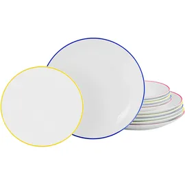 OTTO home Alff Tafelservice 12-tlg. bunt/weiß