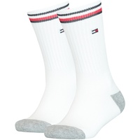 Tommy Hilfiger Kinder Socken im Pack - ICONIC SPORTS, Vorteilspack, Frottee-Sohle, 27-42 Weiß 39-42