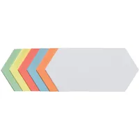 Franken Moderationskarten Rhombus, 205 x 95 mm, sortiert 500