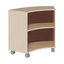 Bogenregal, Plexi-Rückwand