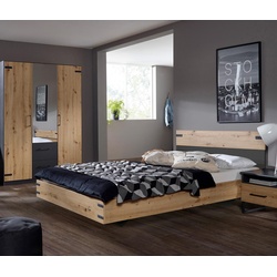 rauch Set »Butte« - 145x207x101cm - grau - Holz / Metall