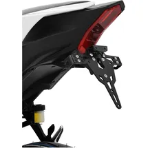 Zieger Kurzer Kennzeichenhalter für Motorrad Nummernschildhalter kompatibel mit Yamaha YZF R7 2021-2023