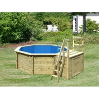 Karibu Pool Modell 1 A 500 x 300 x 120 cm inkl. Sandfilteranlage und Skimmer