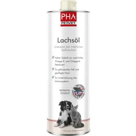 PetVet GmbH PHA Lachsöl für Hunde Katzen und Pferde