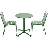 Oviala Gartenset 2 Stühle 1 Tisch 2-Sitzer 0 x 0 x 0 cm grün