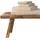 SCHIESSER Skyline Color Gästehandtuch 5 x 30 x 50 cm beige