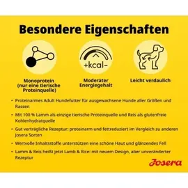 Josera Lamm & Reis 12,5 + 2,5 kg
