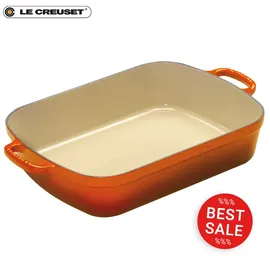 Le Creuset Bratreine 37 x 29 cm Ofenrot