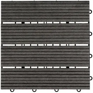 Home Deluxe WPC Bavaro anthrazit 30 x 30 x 2,2 cm