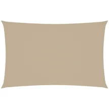 vidaXL Sonnensegel Oxford-Gewebe Rechteckig 4 x 7 m Beige