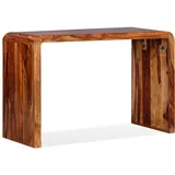 vidaXL Sheesham-Holz Massiv Sideboard Schreibtisch Handgefertigt Vintage-Stil Konsolentisch Konsole Ablagetisch Wandtisch Computertisch Braun