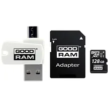 GoodRam All in One M1A4 - USB/Micro-USB-Kartenleser + 128GB micro SD-Karte