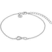Tom Tailor Infinity Armband mit Zirkonia Silber 2100584 Größe 16+4 cm