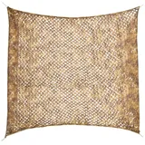 vidaXL Tarnnetz mit Aufbewahrungstasche 316x296 cm Sandfarbe
