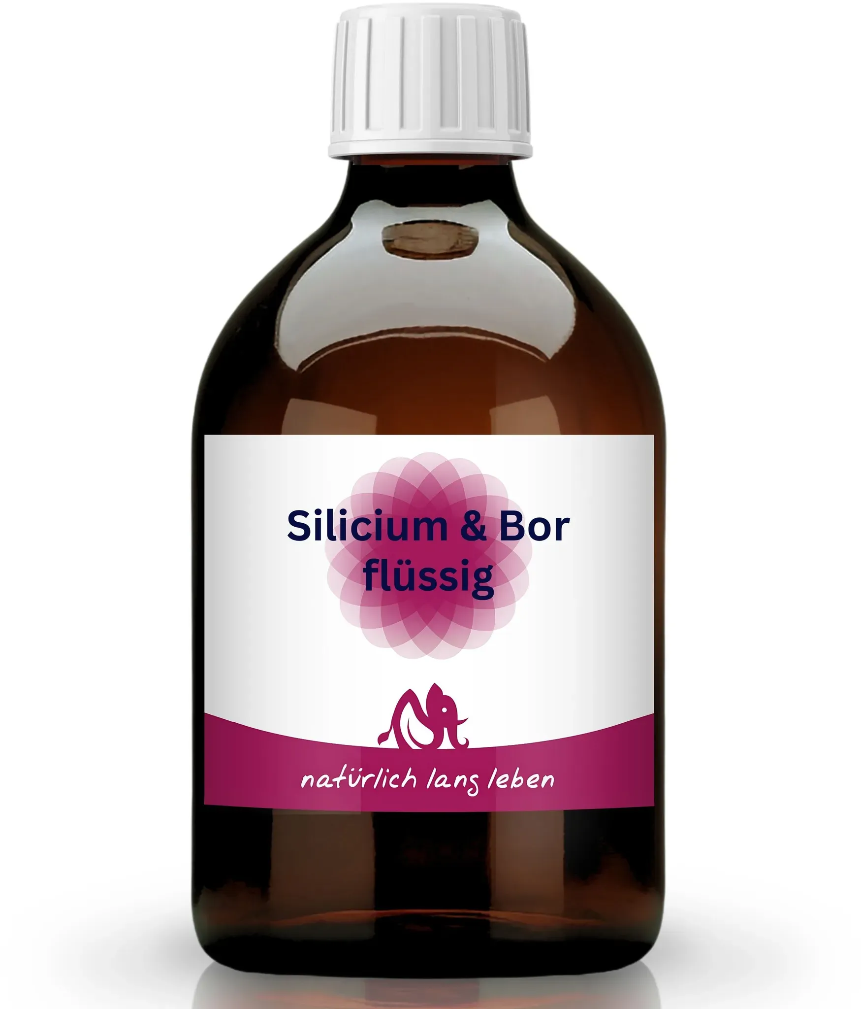 natürlich lang leben Silicium & Bor flüssig Flüssigkeit 500 ml