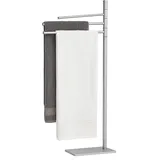 Relaxdays Handtuchständer Edelstahl Silber