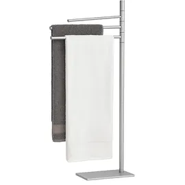 Relaxdays Handtuchständer Edelstahl Silber
