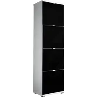 Germania Schuhschrank Colorado Lack / Hochglanz Schwarz