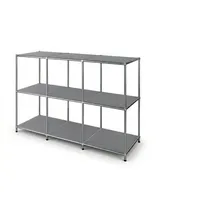 Floordirekt Concept Epure MK-018 Standregal 116 x 40 x 82 cm Grau