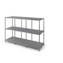 Floordirekt Concept Epure MK-018 Standregal 116 x 40 x 82 cm Grau