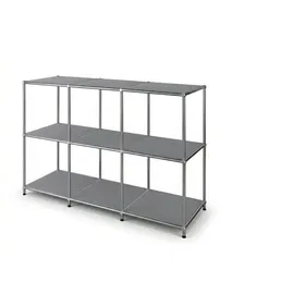 Floordirekt Concept Epure MK-018 Standregal 116 x 40 x 82 cm Grau