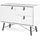 VCM Ebuy24 Rye Sideboard 1 Tür, 2 Schubladen mattweiss.
